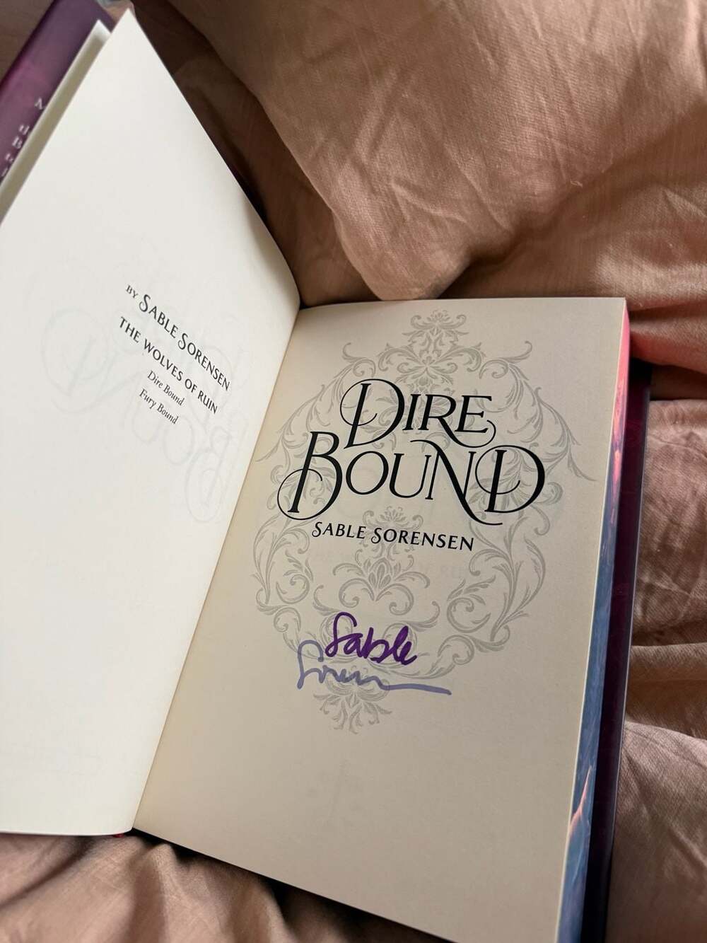 Sable Sorensen Dire Bound Hardcover Special Edition - Picture 8 of 13